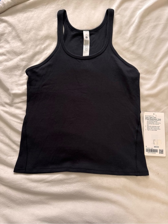 lululemon athletica Tops - lululemon athletica Black Racerback Tank Top